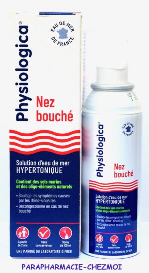 PHYSIOLOGICA HYPERTONIQUE NEZ BOUCHÉ SPRAY