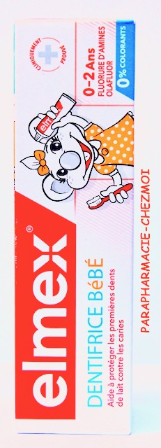 ELMEX DENTIFRICE BÉBÉ DE 0-2 ANS