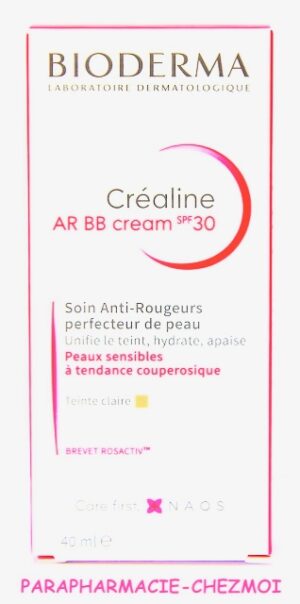 BIODERMA CRÉALINE AR BB CREAM ANTI-ROUGEURS