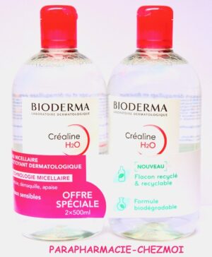 OFFRE PROMOTIONNELLE : BIODERMA CRÉALINE NOUVELLE SOLUTION MICELLAIRE
