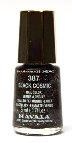 MAVALA VERNIS À ONGLES BLACK COSMIC N°387