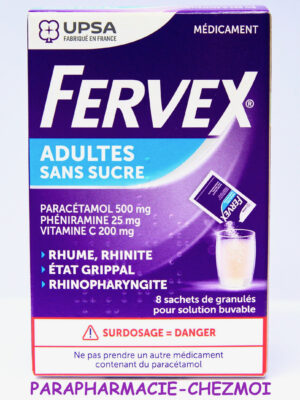FERVEX ADULTE SANS SUCRE SACHETS DE GRANULES