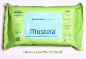 MUSTELA LINGETTES PEAU NORMALE VISAGE SIÈGE CORPS ET MAINS