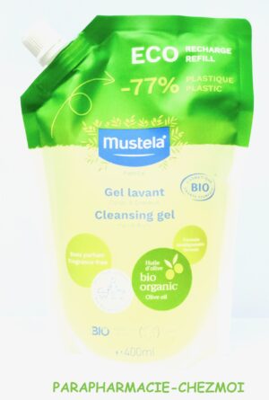 MUSTELA RECHARGE GEL LAVANT CORPS ET CHEVEUX CERTIFIÉE BIO ET VEGAN