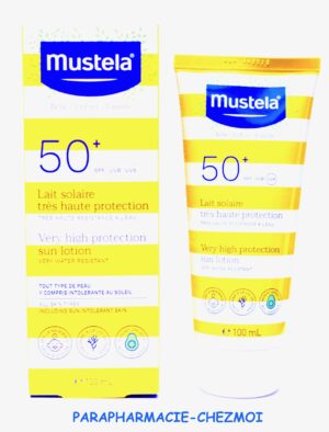 MUSTELA LAIT SOLAIRE FAMILLE TRÈS HAUTE PROTECTION SPF 50