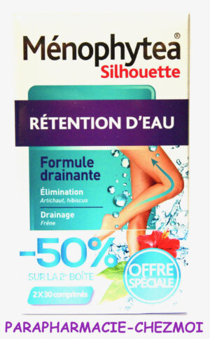 OFFRE PROMOTIONNELLE MÉNOPHYTEA SILHOUETTE RÉTENTION D'EAU TRIPLE ACTION