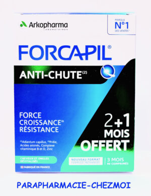 OFFRE PROMOTIONNELLE FORCAPIL CHEVEUX ET ONGLES ANTI-CHUTE