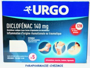 URGO EMPLÂTRES MÉDICAMENTEUX DICLOFÉNAC 140 MG