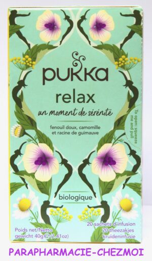 PUKKA INFUSION RELAX BIOLOGIQUE