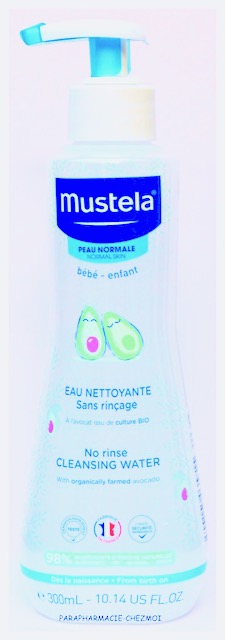 MUSTELA EAU NETTOYANTE SANS RINCAGE A L'AVOCAT BIO