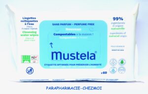 MUSTELA LINGETTES BIO TOUT TYPE DE PEAU VISAGE SIÈGE CORPS ET MAINS