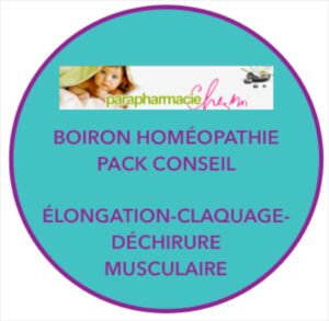 BOIRON PACK CONSEIL ÉLONGATION- CLAQUAGE- DÉCHIRURE MUSCULAIRE