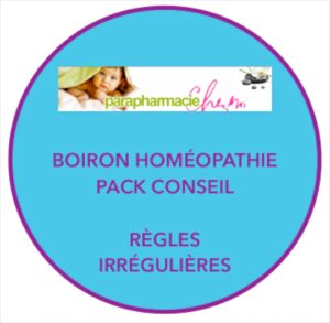 BOIRON PACK CONSEIL RÈGLES IRRÉGULIÈRES