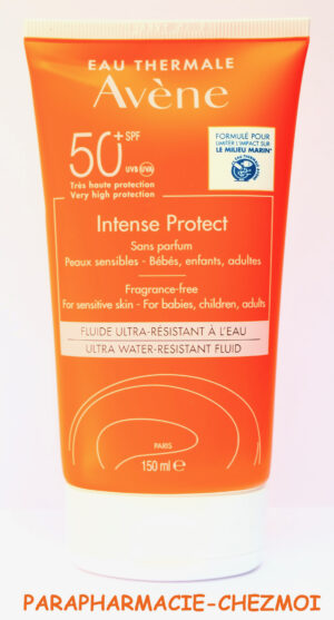 AVENE FLUIDE SOLAIRE SPF 50 + INTENSE PROTECT SANS PARFUM