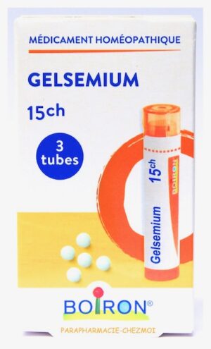 GELSEMIUM 15 CH GRANULES LOT DE 3 TUBES