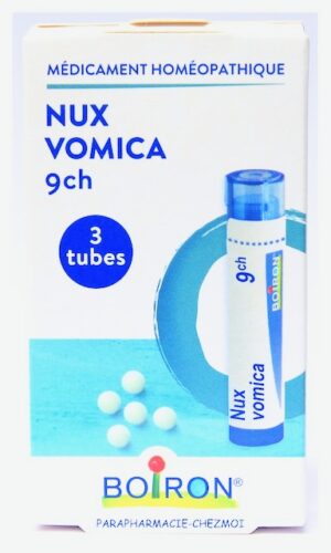NUX VOMICA 9CH GRANULES  LOT DE 3 TUBES