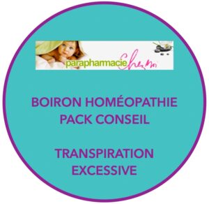 BOIRON PACK CONSEIL TRANSPIRATION EXCESSIVE