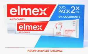 ELMEX DENTIFRICE  ANTI-CARIES LOT DE 2