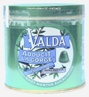 VALDA PASTILLES MENTHE EUCALYPTUS SANS SUCRE