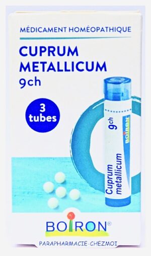 CUPRUM METALLICUM 9 CH GRANULES LOT DE 3 TUBES