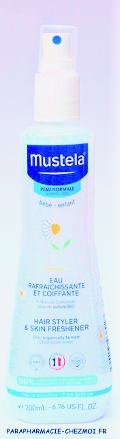 MUSTELA EAU RAFRAICHISSANTE ET COIFFANTE