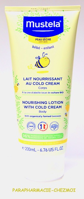 MUSTELA LAIT NOURRISSANT AU COLD CREAM
