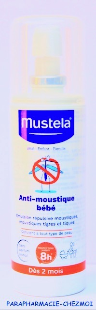 MUSTELA ANTI-MOUSTIQUE BÉBÉ