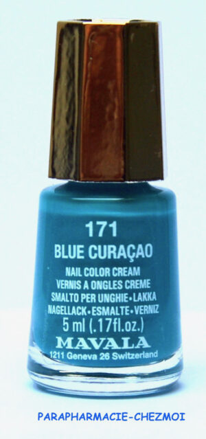 MAVALA VERNIS À ONGLES CRÈME BLUE CURAÇAO N°171
