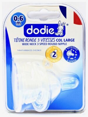 DODIE TETINE EASY AIR SILICONE PREMIER ÂGE DEBIT 2