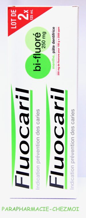 FLUOCARIL DENTIFRICE LOT DE 2 TUBES