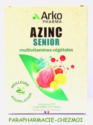 AZINC SÉNIOR MULTIVITAMINES VÉGÉTALES
