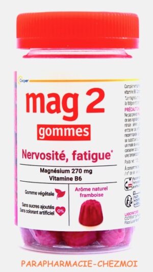 MAG 2 GOMMES ARÔME FRAMBOISE
