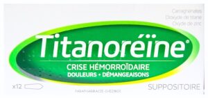 TITANORÉÏNE SUPPOSITOIRES
