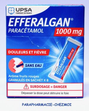 EFFERALGAN 1G SACHET FRUITS ROUGES