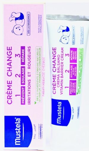 MUSTELA CRÈME POUR LE CHANGE 1.2.3.