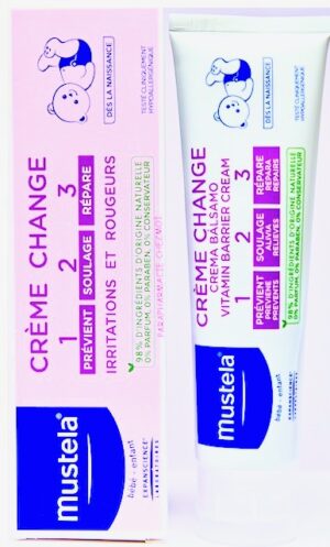 MUSTELA CRÈME POUR LE CHANGE 1.2.3.