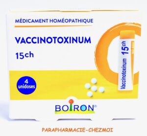 VACCINOTOXINUM DOSE 15CH LOT DE 4 TUBES