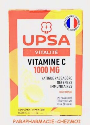 UPSA VITALITÉ VITAMINE C 1000 MG