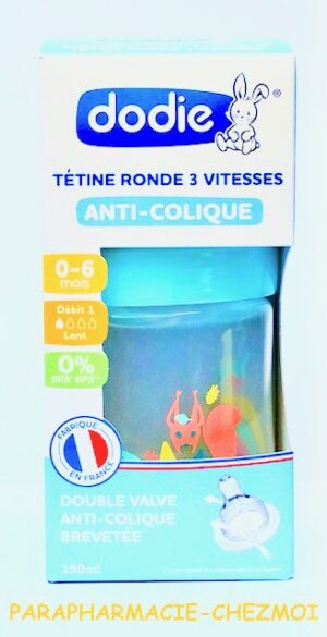 DODIE BIBERON ANTI-COLIQUE  PREMIER ÂGE ECUREUIL DE 150 ML