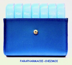 PILULIER PILBOX LIBERTY BLEU MARINE GRAND MODÈLE