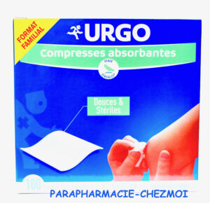 URGO COMPRESSES ABSORBANTES FORMAT FAMILIAL