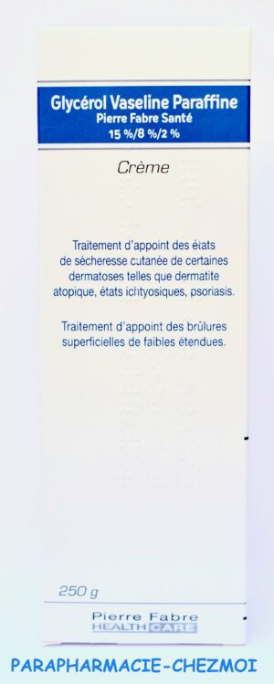 GLYCEROL / VASELINE / PARAFFINE CRÈME PIERRE FABRE