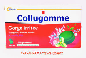 COLLUGOMME GORGE IRRITÉE GOMMES