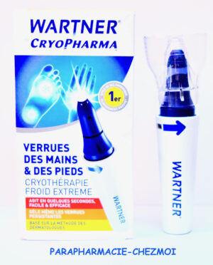 WARTNER CRYOPHARMA VERRUES MAINS ET PIEDS PAR CRYOTHERAPIE