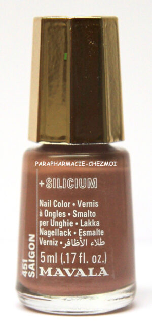 MAVALA VERNIS À ONGLES AU SILICIUM SAIGON N°451