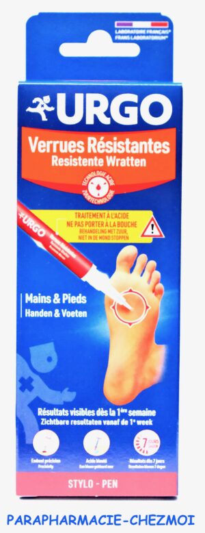 URGO VERRUES PERSISTANTES MAINS ET PIEDS