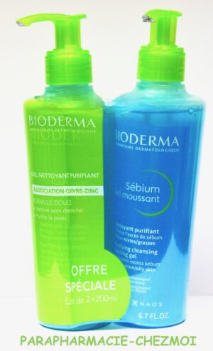 OFFRE PROMOTIONNELLE : BIODERMA SÉBIUM GEL MOUSSANT PURIFIANT